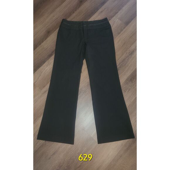 Maurices Black Pants Stretch Flare Women's 9/10 - Picture 1 of 3